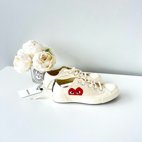 Comme des Garcons Shoes - Brand New CGD Converse in off white